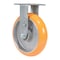 Vestil Polyurethane Rigid Caster 8 In. Diameter x 2 In. Width 1250 Lb. Capacity Butterscotch/Silver CST-F34-8X2SI-R - alternate 7
